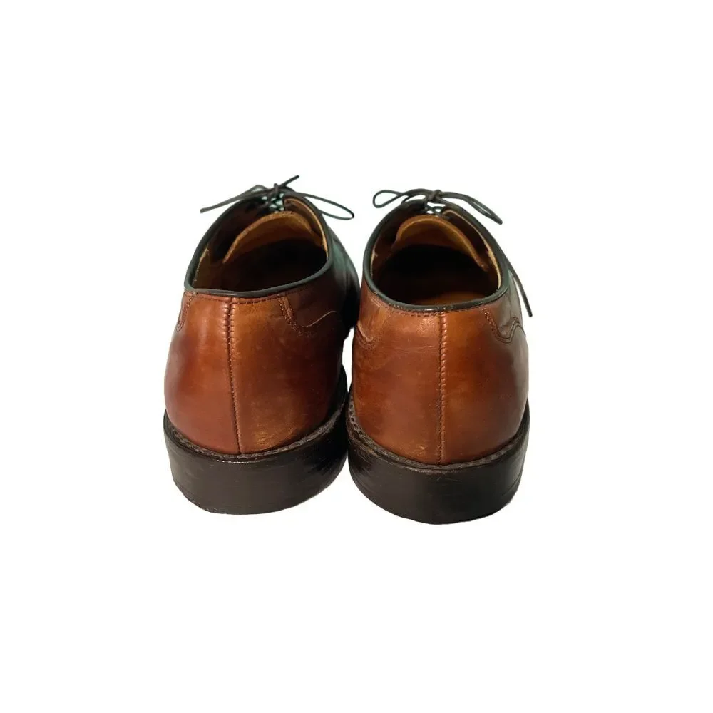 Allen Edmonds Brown Leather Derby Shoes Lace-up Oxford Dress Shoes for Men‎ S-5
